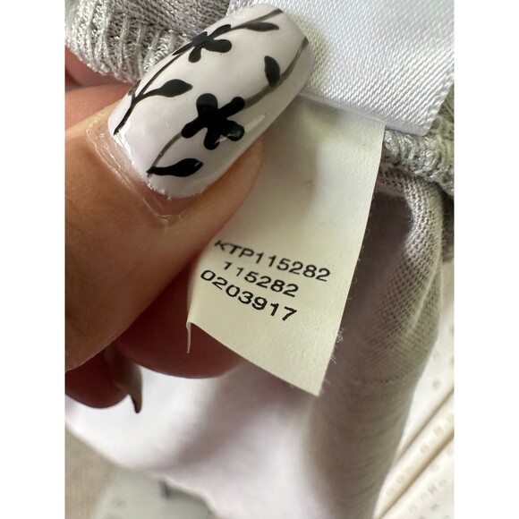 J. Jill Embroidered Eyelet Applique Lace Crochet Knit Tunic Blouse Petite M - Picture 9 of 9